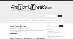 Desktop Screenshot of anatomyfreaks.com